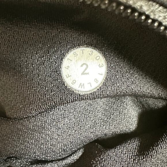 Lululemon Pace Rival Crop 22" Black Women's Yoga Leggings Size 2 Good Condition - Picture 6 of 9